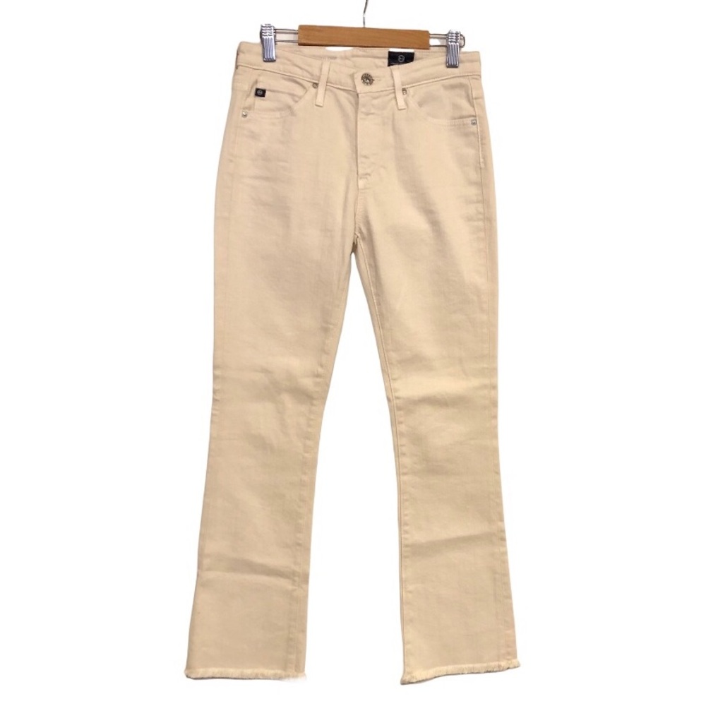 Adriana Goldschmied The Jodi Crop Women’s Jeans with Cropped Frayed Hem Size 24